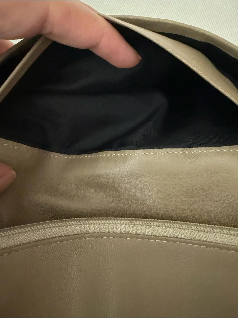 Loewe Taupe Olive Tan Nappa Leather Long Continental Wallet